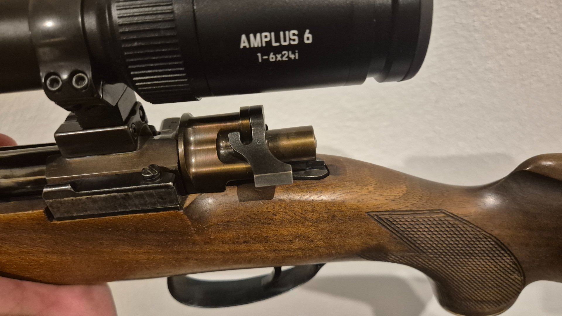 CZ 9,3x62 mit Leica Aimplus 1-6x24 u. Jaki SD u. Präzise Jagen Adapter – Bild 5