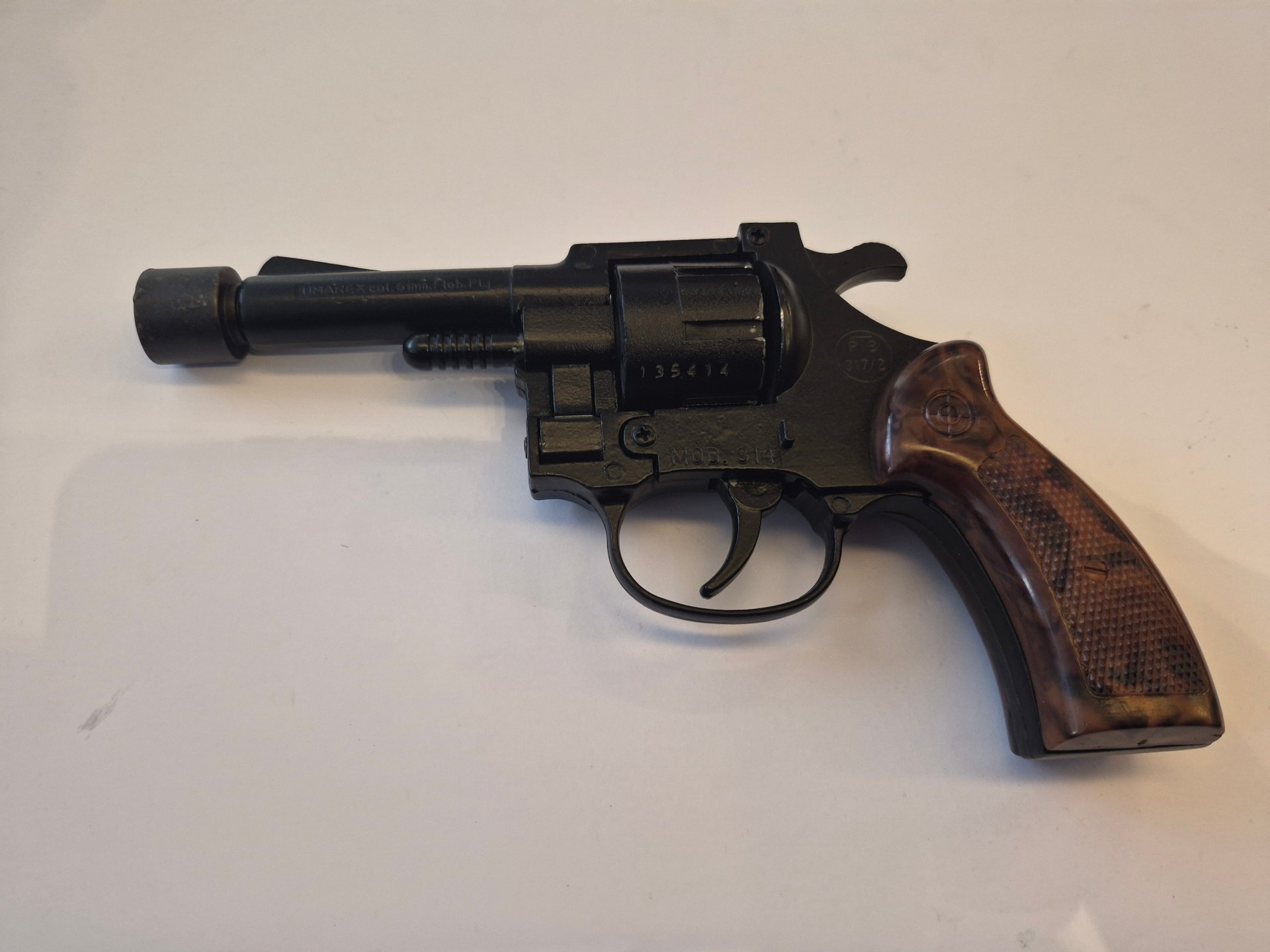 Umarex Schreckschussrevolver/Gasrevolver Mod. 314 Kaliber 6mm Flobert Knall – Bild 2