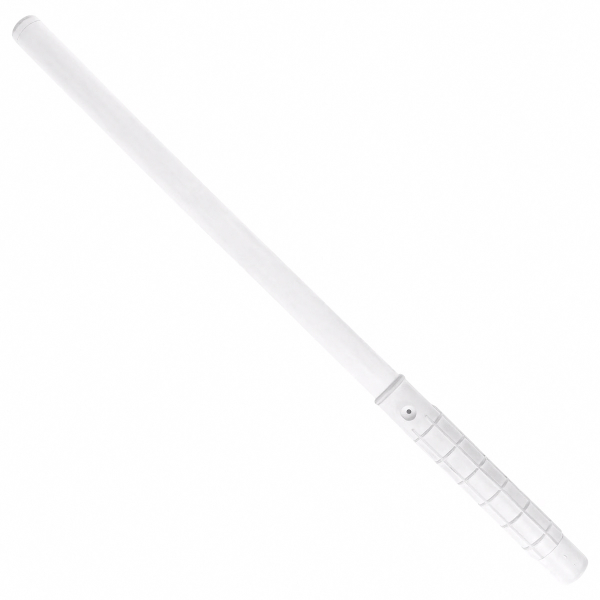 HPE 62 cm klassischer flexibler Gummi Schlagstock - Weiß - Abwehrstock – Bild 1