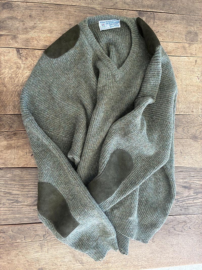 Kerniger Wollpullover 100% schottische Wolle Gr 58 – Bild 3