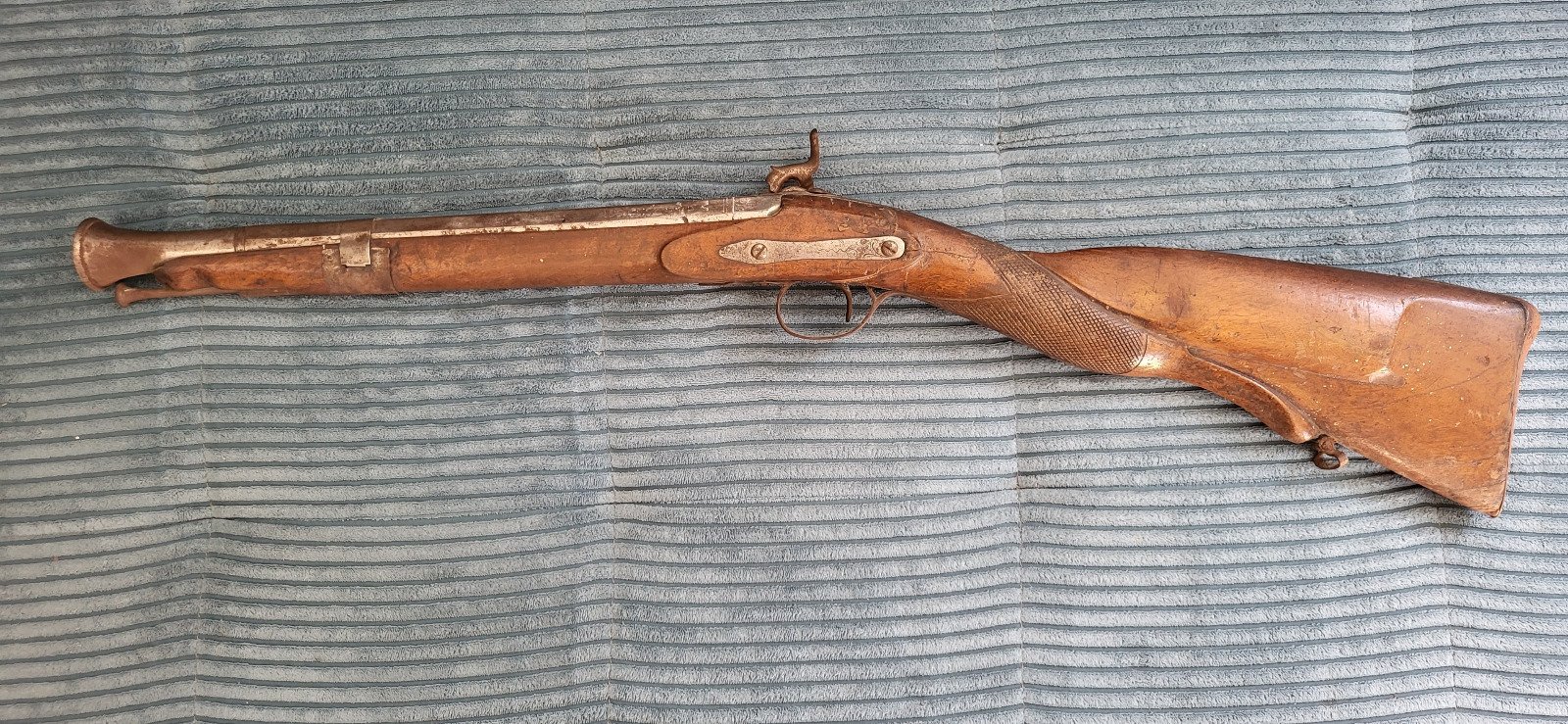 original Tromblon Vorderlader Espingole Donkschneppe Blunderbuss Pistole Fábrica de Antonio Paguaga – Bild 2