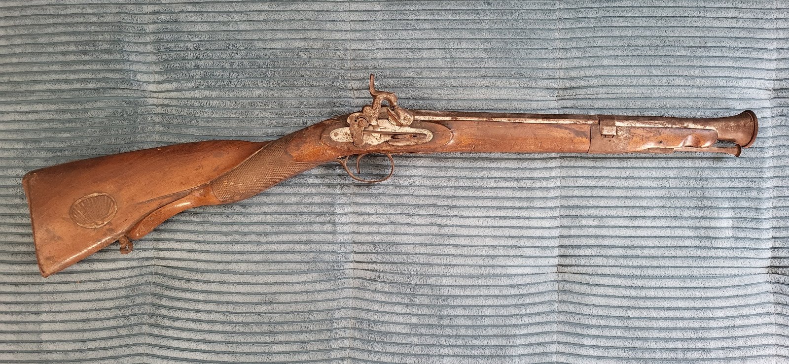 original Tromblon Vorderlader Espingole Donkschneppe Blunderbuss Pistole Fábrica de Antonio Paguaga – Bild 1