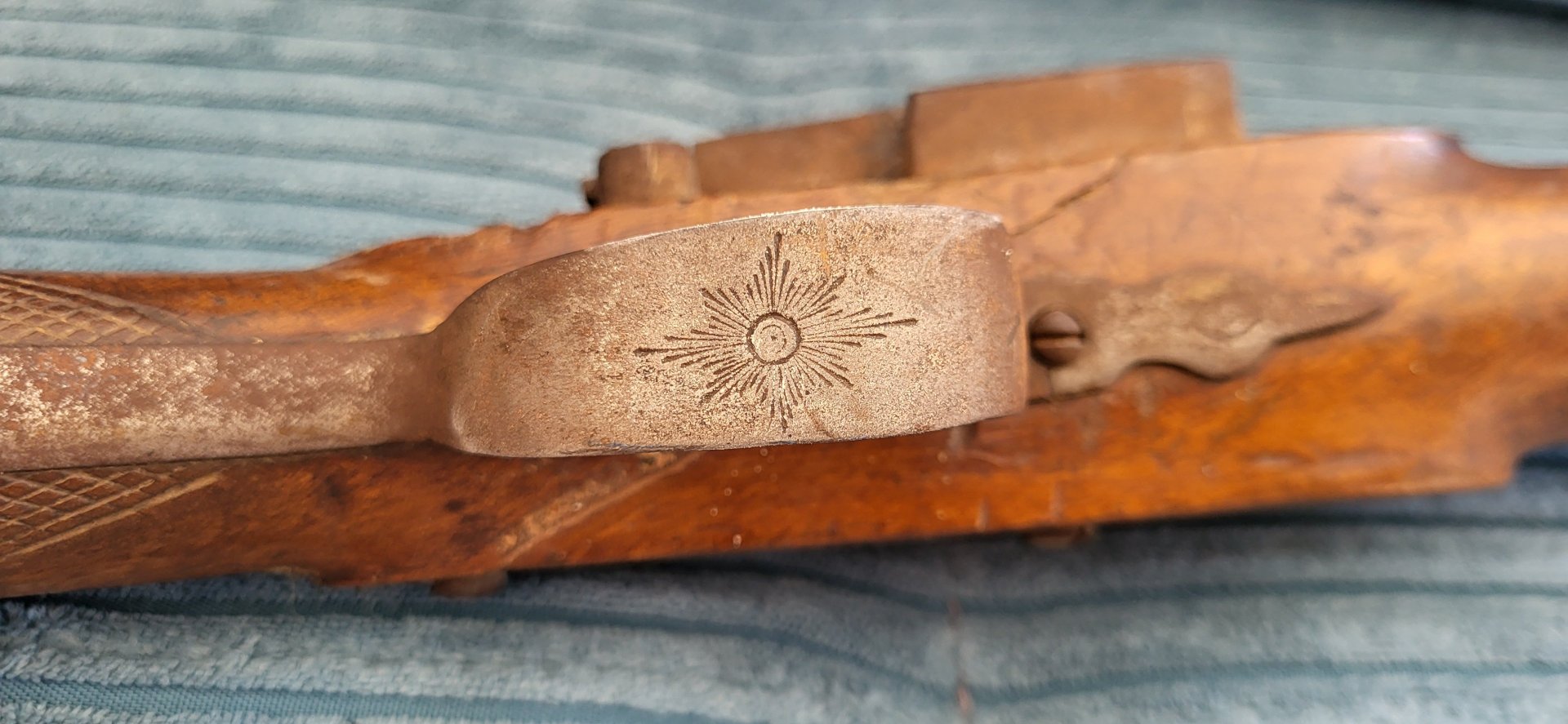 original Tromblon Vorderlader Espingole Donkschneppe Blunderbuss Pistole Fábrica de Antonio Paguaga – Bild 6