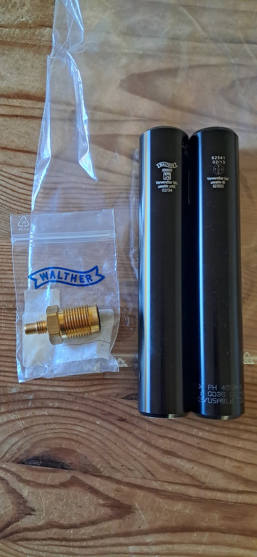 Kartuschen und Adapter für Walther LP 200 – Bild 1