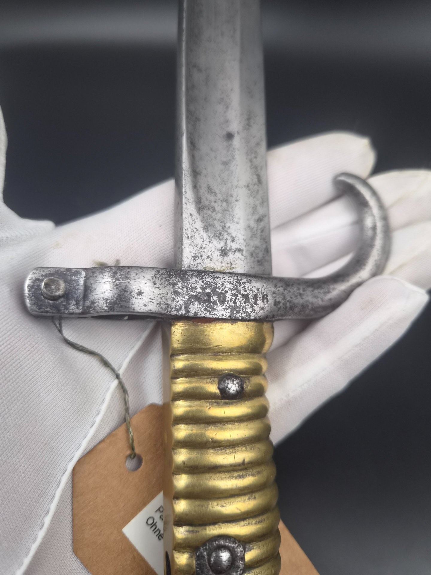 Bayerisches Infanterie Seitengewehr M 1869 (Punzierungen), Alex Coppel – Bild 4