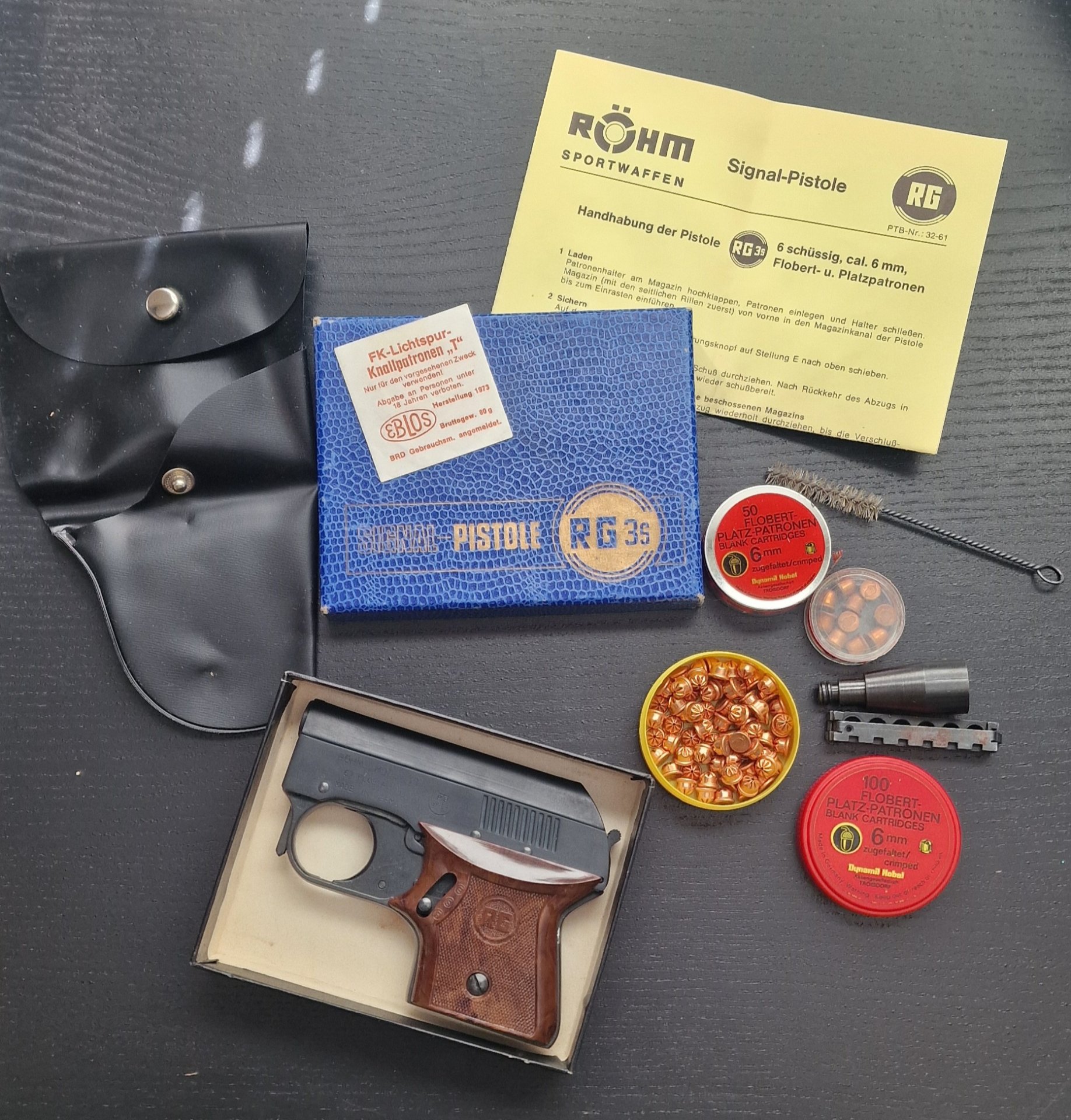 Röhm RG 3s Kal. 6mm Flobert Platz – Komplettset in OVP mit Zubehör & Munition – Sammlerzustand! – Bild 1
