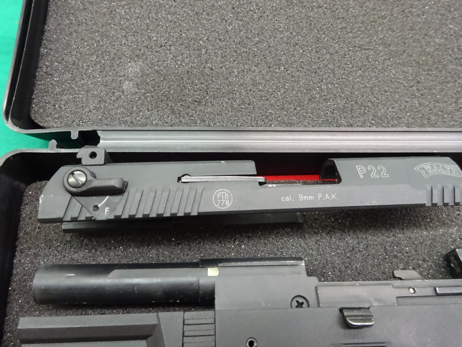 Walther P22 Kaliber 9mm P.A.K. PTB 778 Zur Ersatzteilgewinnung! – Bild 2
