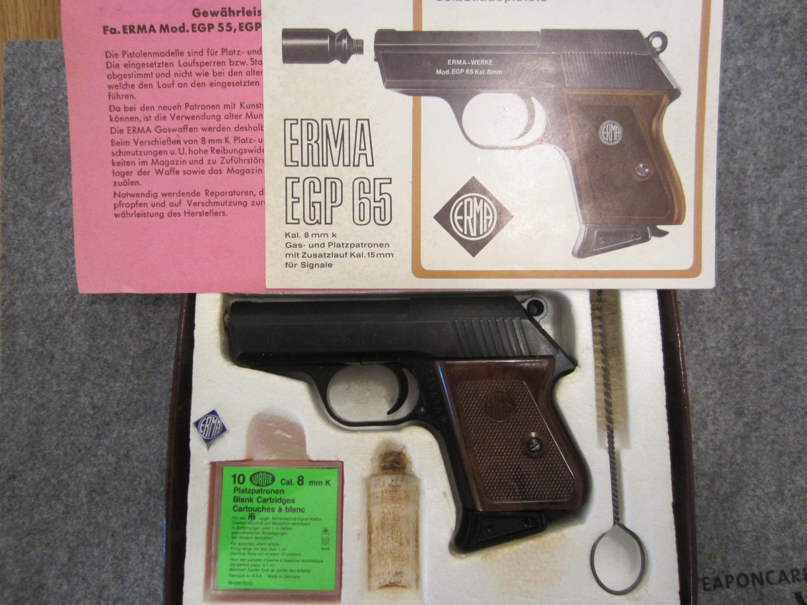 ERMA EGP 65 ,erste Baureihe-PTB 146 – Bild 1