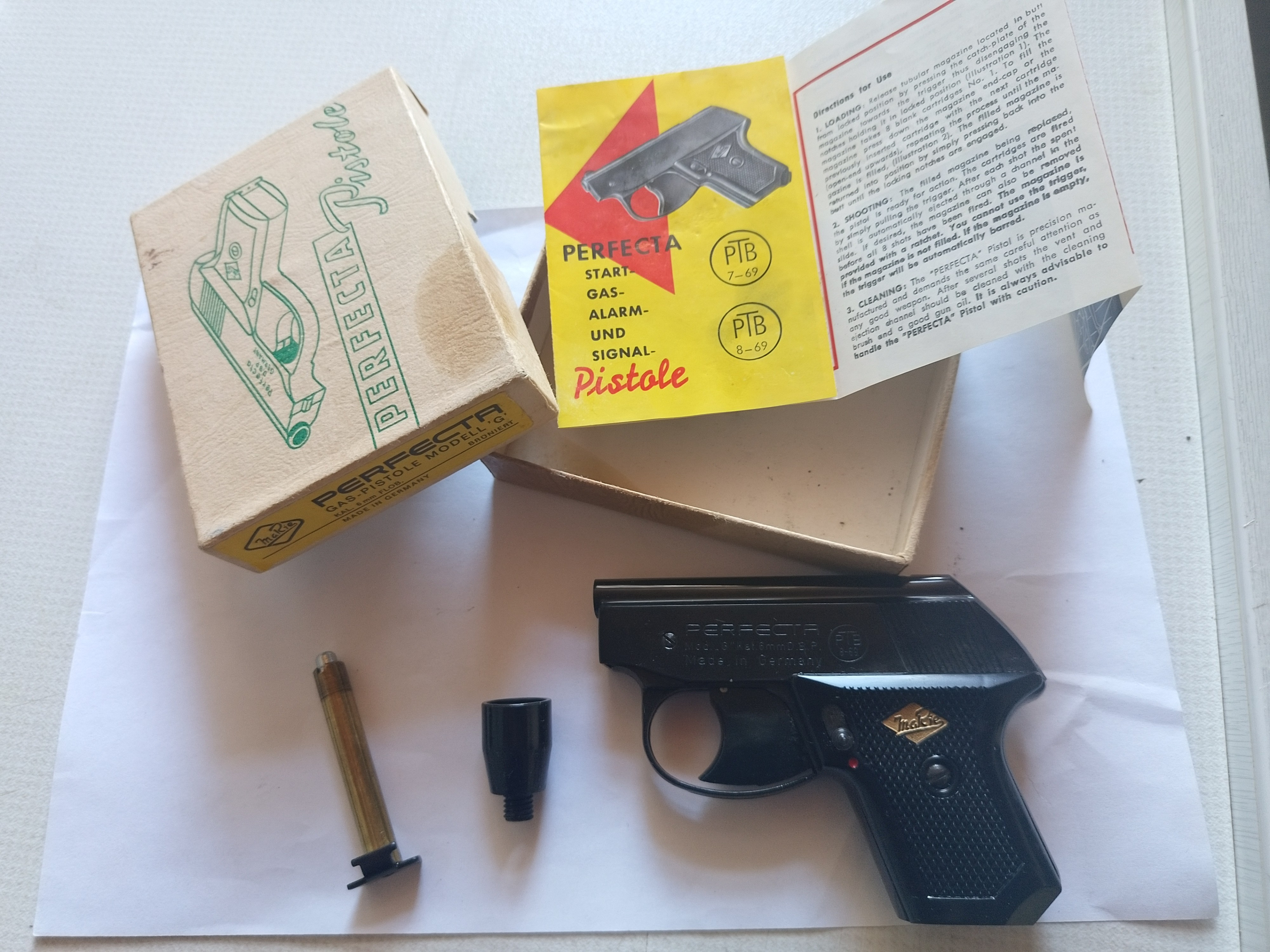 PERFECTA Pistole Mod. "G" 6mm D.B.P – Bild 1