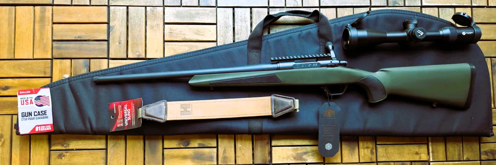 Keine Remington 700,Repetierbüchse .308 Win.Huglu Mod.G2, Alpen Optics ZF 2-12x44,Hornady-Gewehrgurt – Bild 2