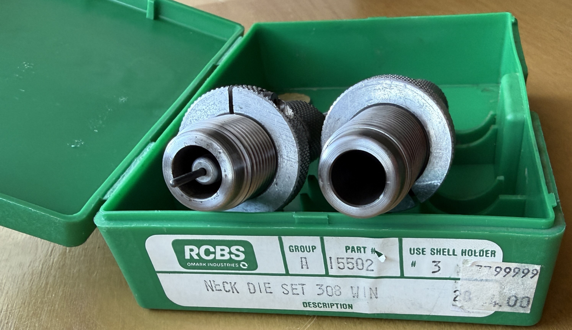 RCBS Hülsenhalskalibriermatrizensatz (Neck Die Set) für das Kaliber .308 Winchester – Bild 1