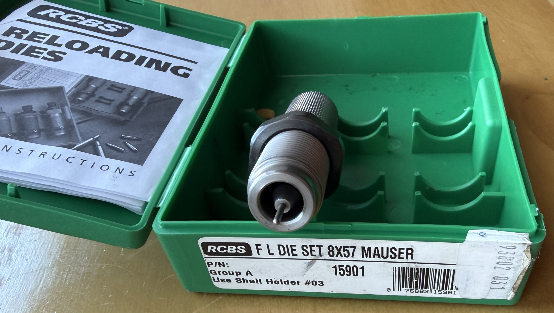 RCBS Matrize für das Kaliber 8x57 Mauser – Bild 1