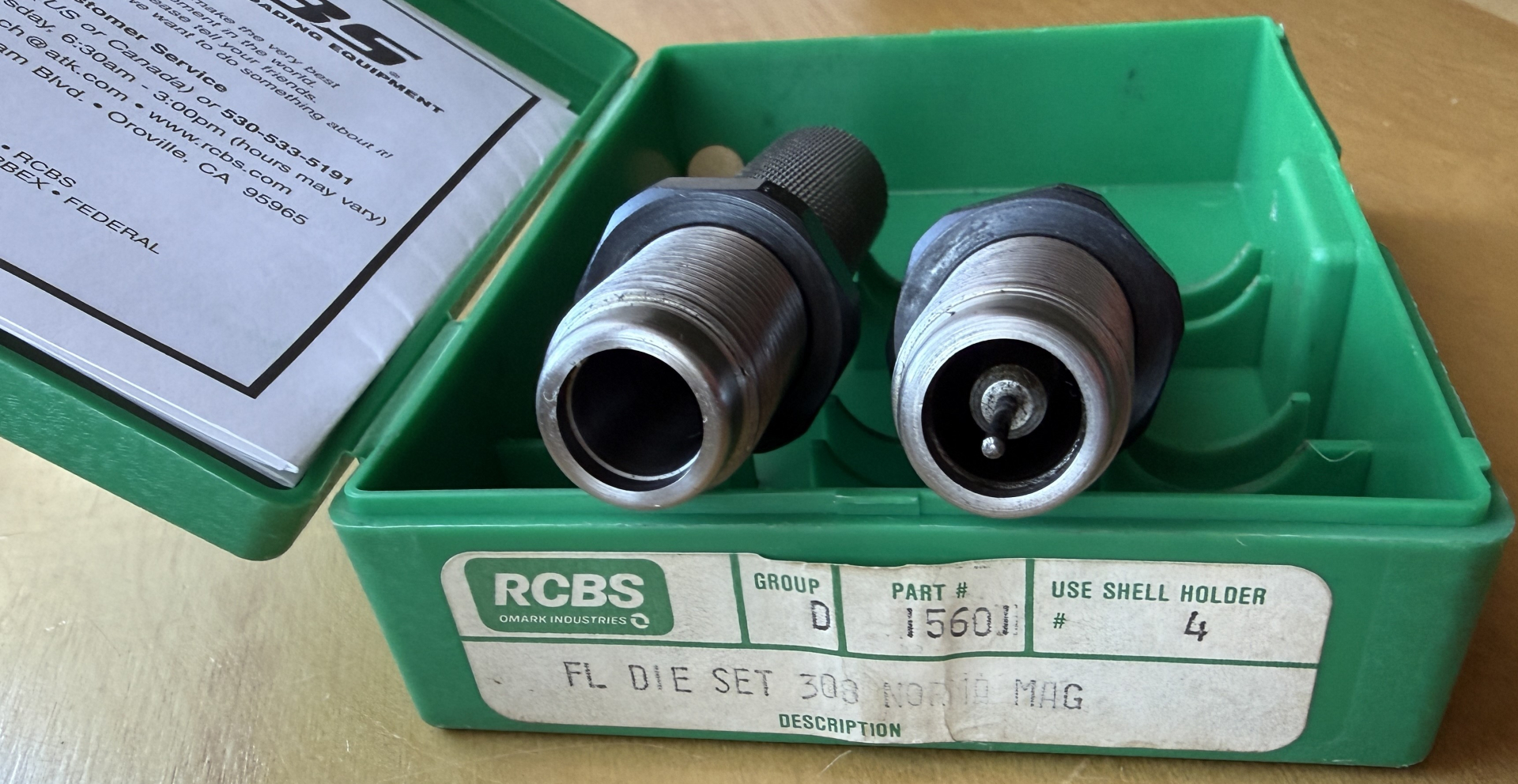 RCBS Matrizensatz FL Die Set .308 Norma Magnum – Bild 1