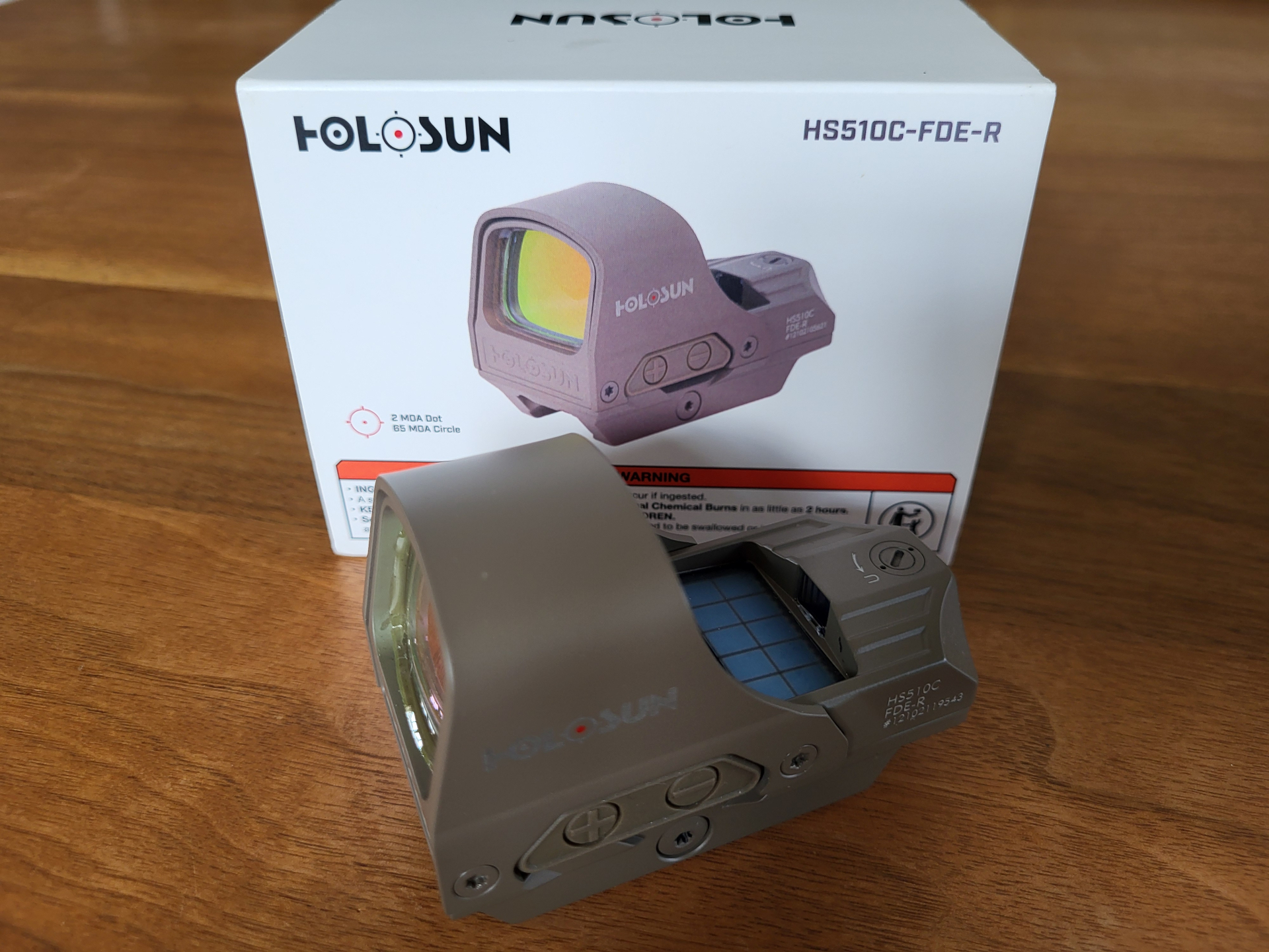 Holosun HS510C FDE Offenes Reflex Rotpunktvisier EOTECH Falke Aimpint H&K 243 G36 AR10 15 CR223 – Bild 1