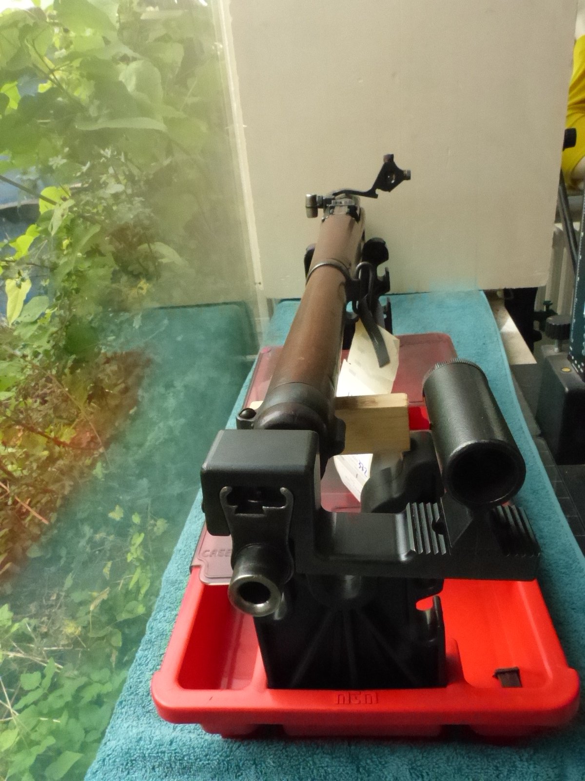 Diopterhalter, Diopter Gehmann D75 für schweizer K31 Sonderanfertigung,rechter Anschlag,Zielauge l – Bild 6