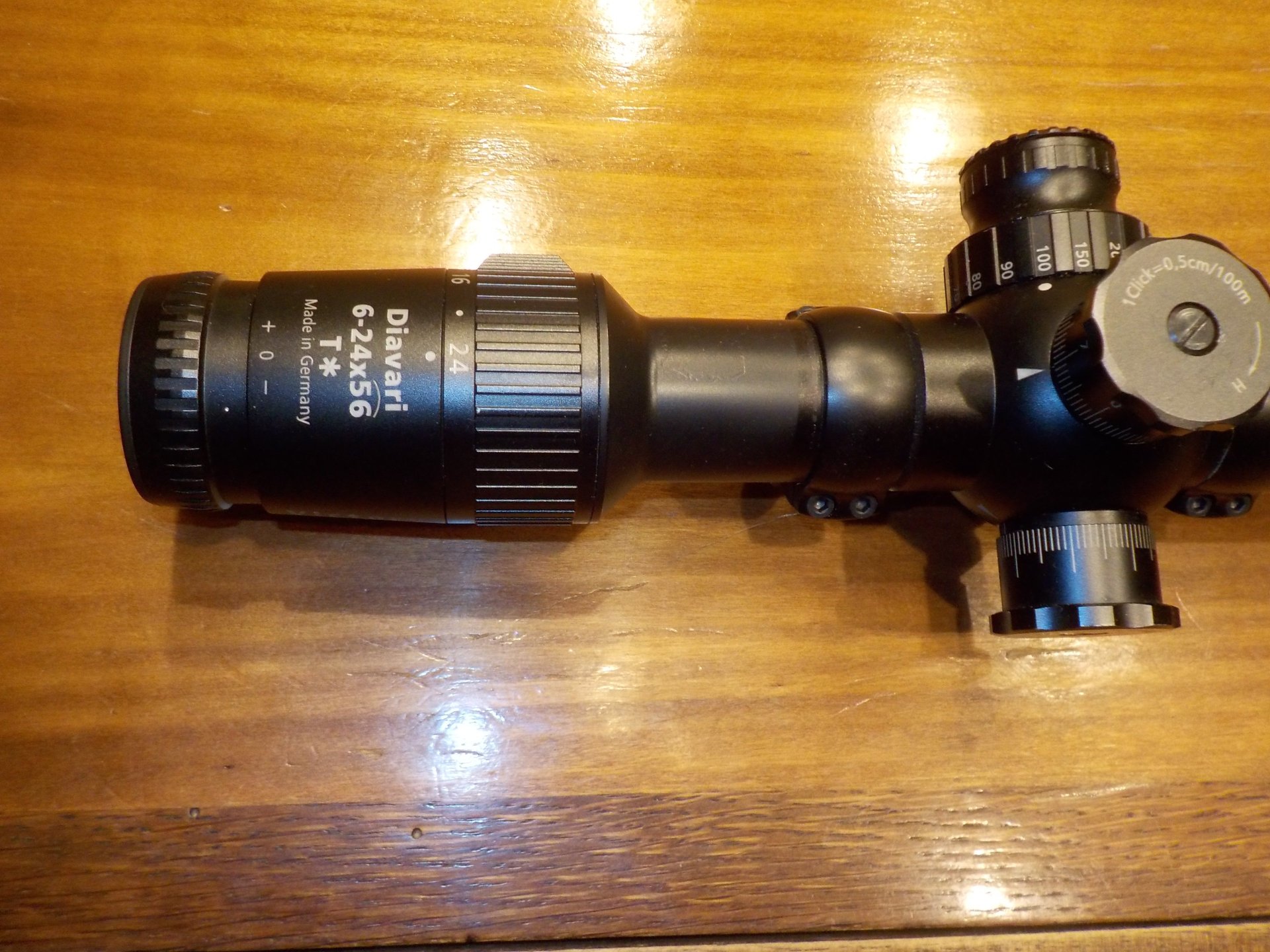 Zeiss Zielfernrohr Diavari 6-24x56 T mit Blaser Sattelmontage – Bild 1