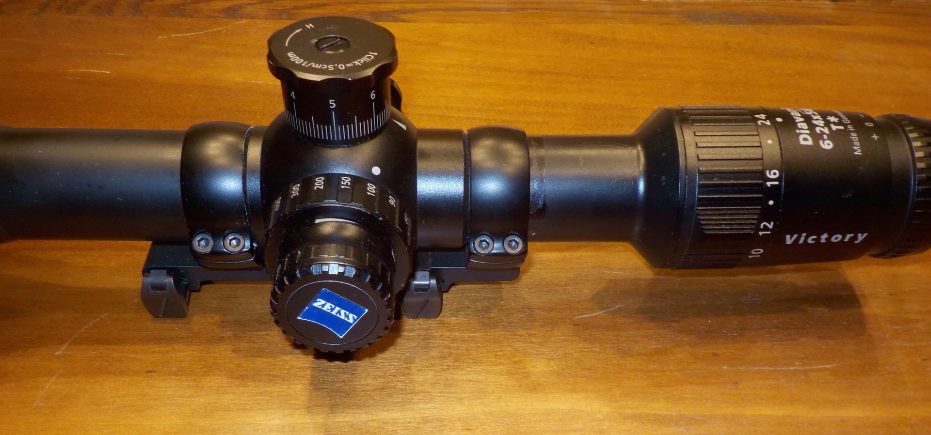 Zeiss Zielfernrohr Diavari 6-24x56 T mit Blaser Sattelmontage – Bild 3