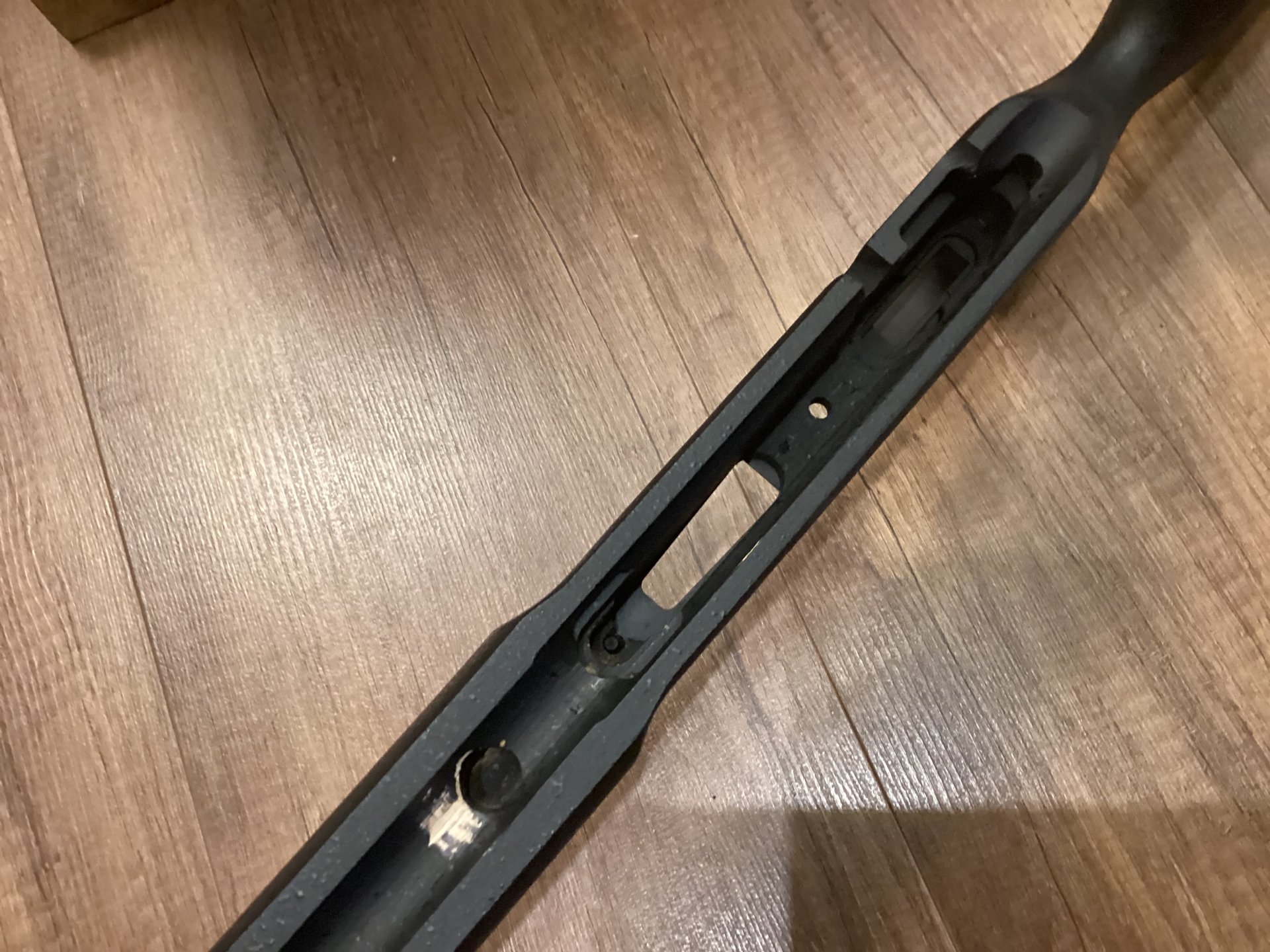Holzschaft Schwarz lackiert für Savage M25 17Hornet – Bild 3