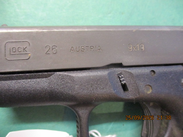 Selbstladepisole Glock 26 , Kal. 9 mm Luger , keine H&K – Bild 4