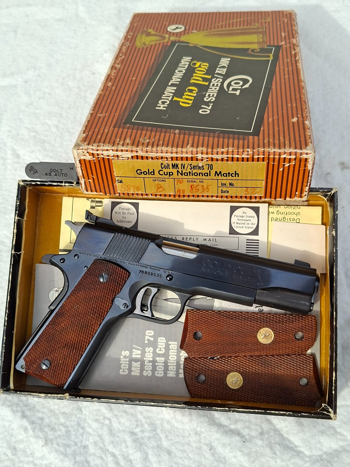 Colt Mk IV Series 70 Gold Cup National Match incl. KK Wechselsystem – Bild 1