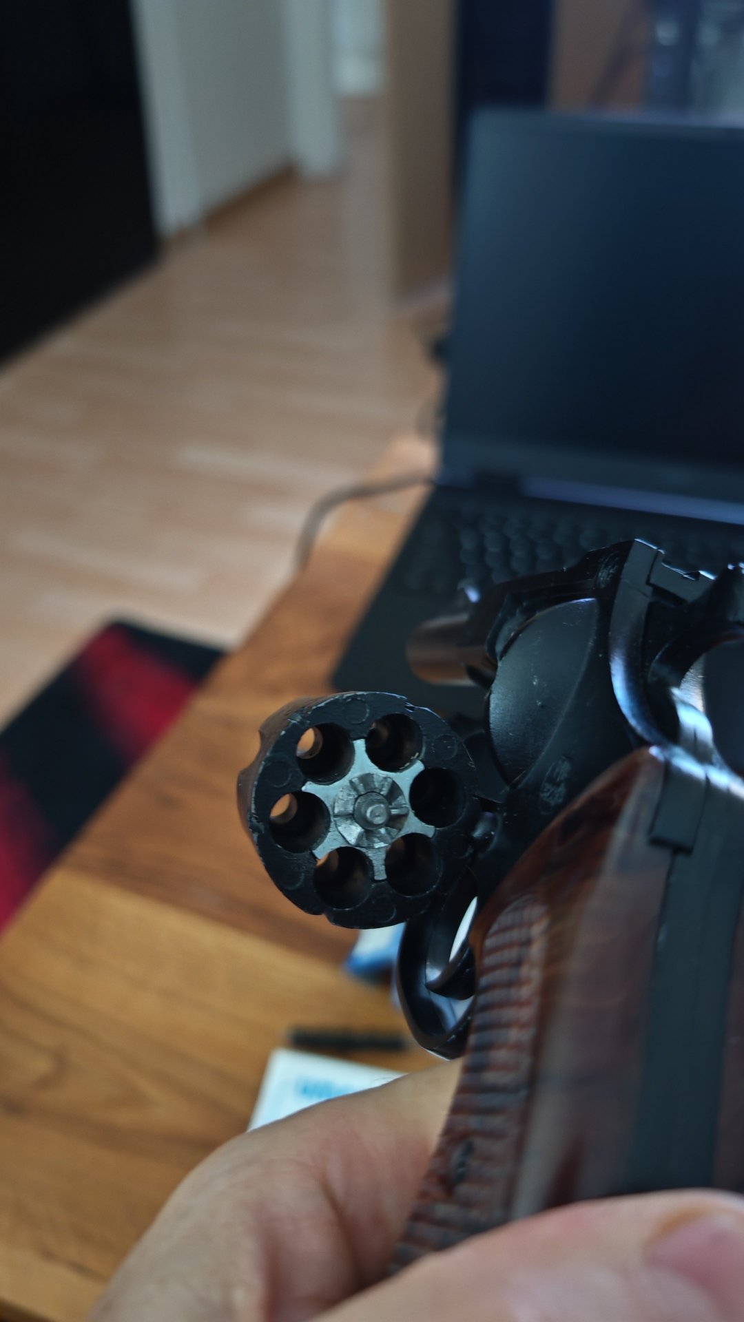 Revolver Double Action Modell Champion cal 380 bzw 9mm Schreckschuss Pistole – Bild 6