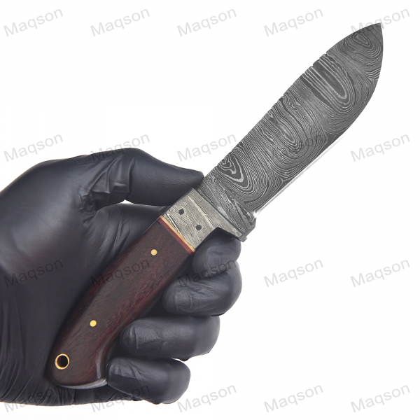 Handmade Damascus Knife Hunting/Bowie/Skinner Knife Eines der schönsten angebotenen Damas2100 – Bild 1