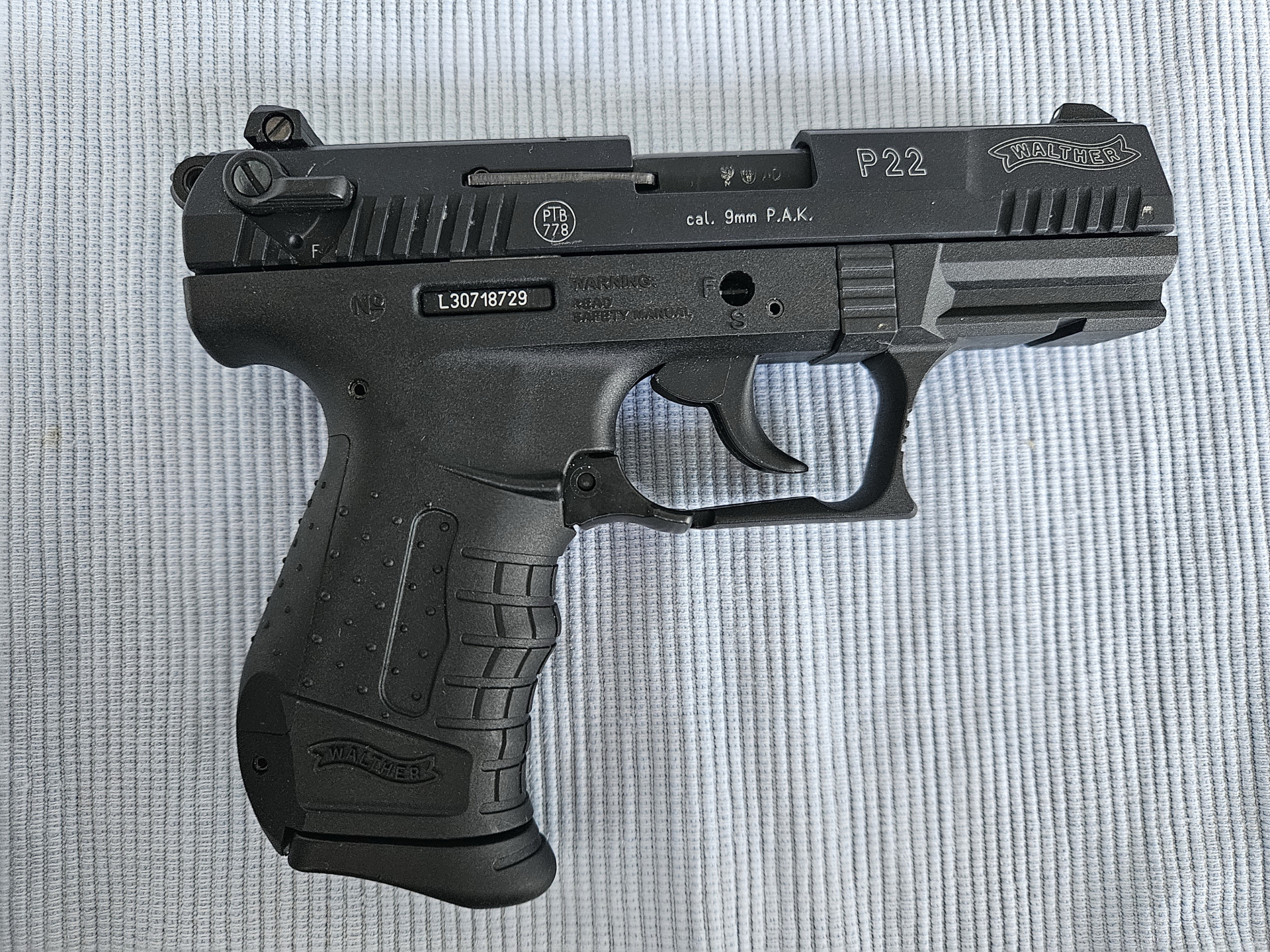 Walther P22 9 mm P.A.K. von Umarex – Bild 2