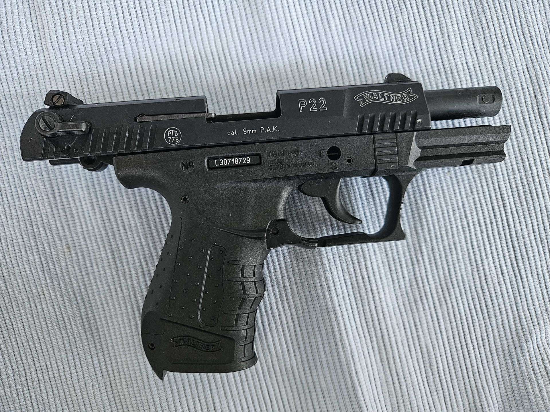 Walther P22 9 mm P.A.K. von Umarex – Bild 3