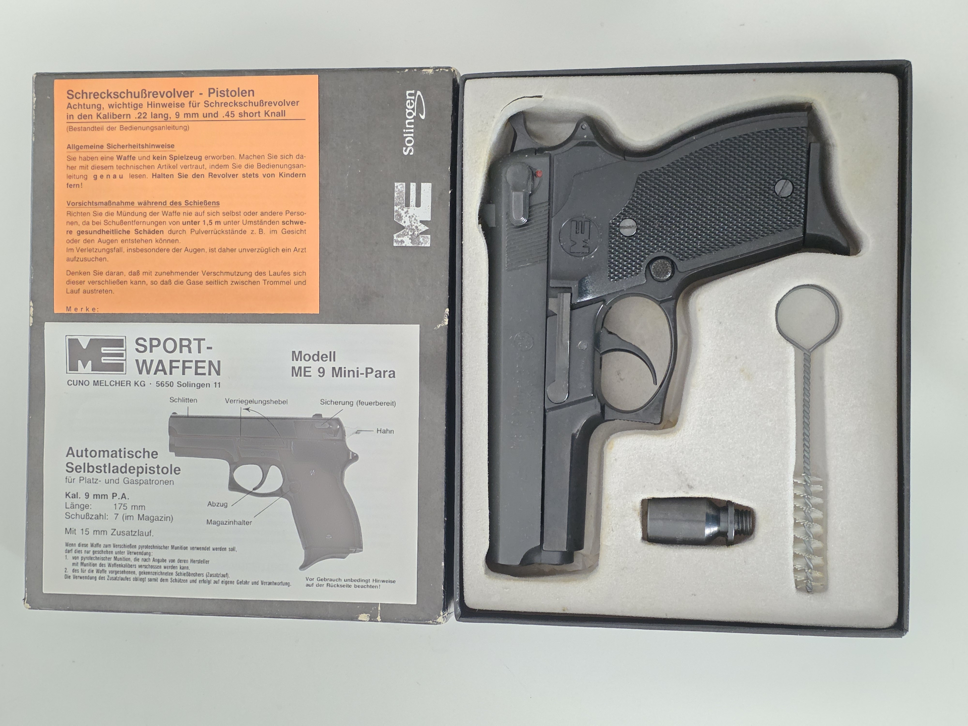 SAMMLERSTÜCK ME 9 MINI-PARA 9MM P.A.K SEHR SELTEN – Bild 4