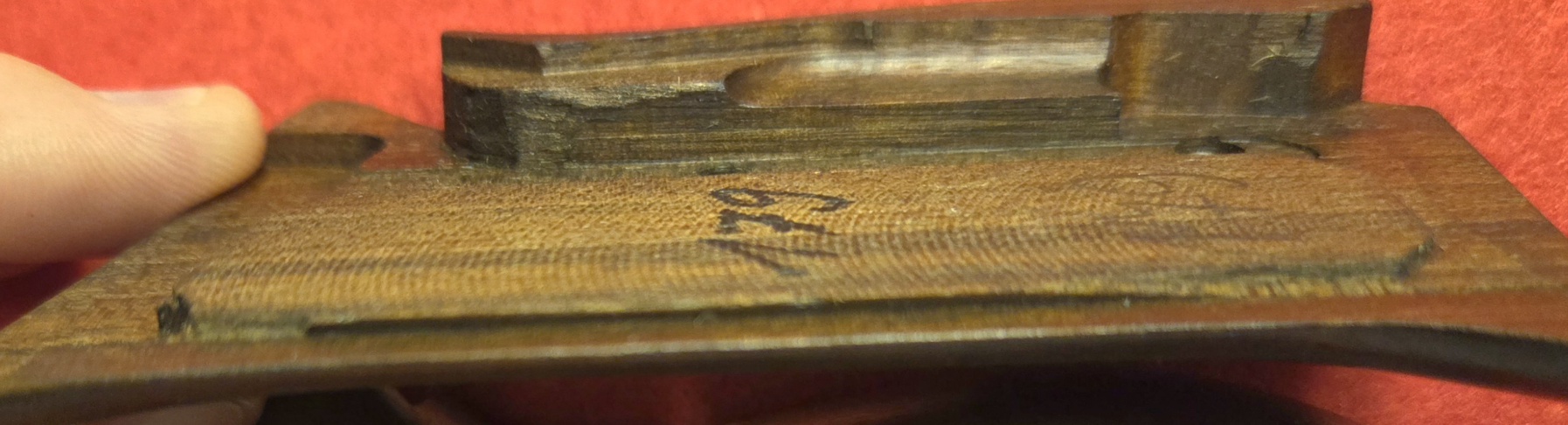 Schöne Holzgriffschalen für Walther P. 38 / P1 aus Sonderserie "100 Jahre Walther". Selten ! – Bild 3