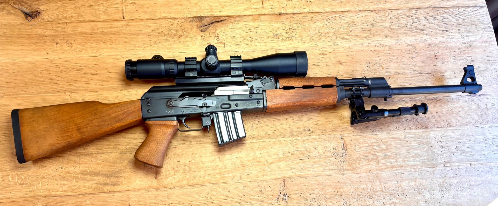 AK47 Zastava Arms Serbia Mod. M77SA / Kal. .223Rem - inkl. Optikschiene und ZF 4-16x44 – Bild 4