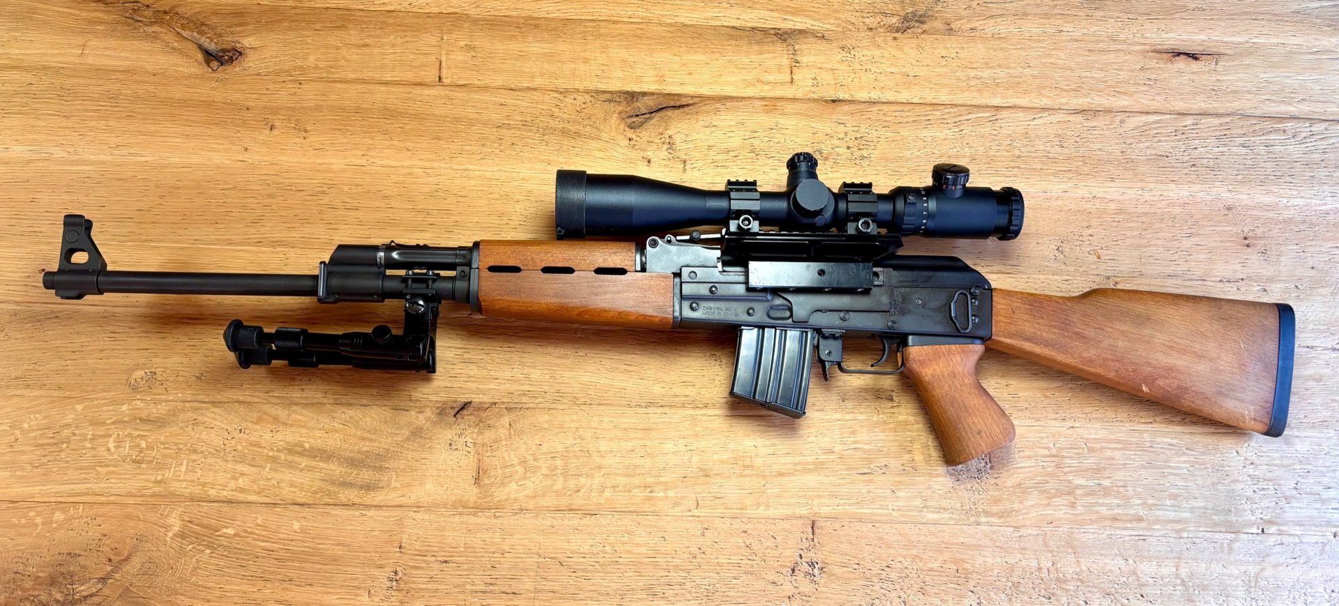 AK47 Zastava Arms Serbia Mod. M77SA / Kal. .223Rem - inkl. Optikschiene und ZF 4-16x44 – Bild 1