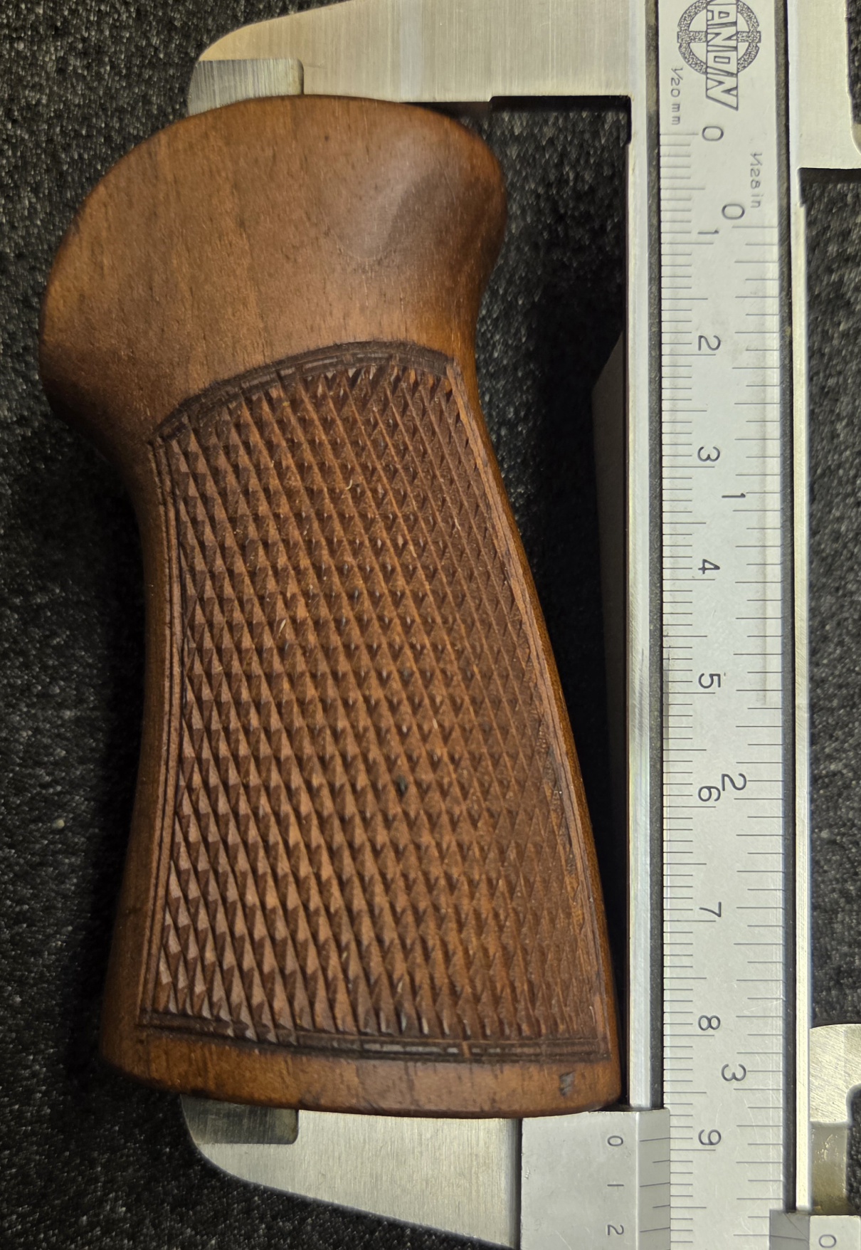 Holzgriffschale einteilig für Arminius / Weihrauch Revolver mit kl. Rahmen (HW3, HW4, HW5 etc.) – Bild 4