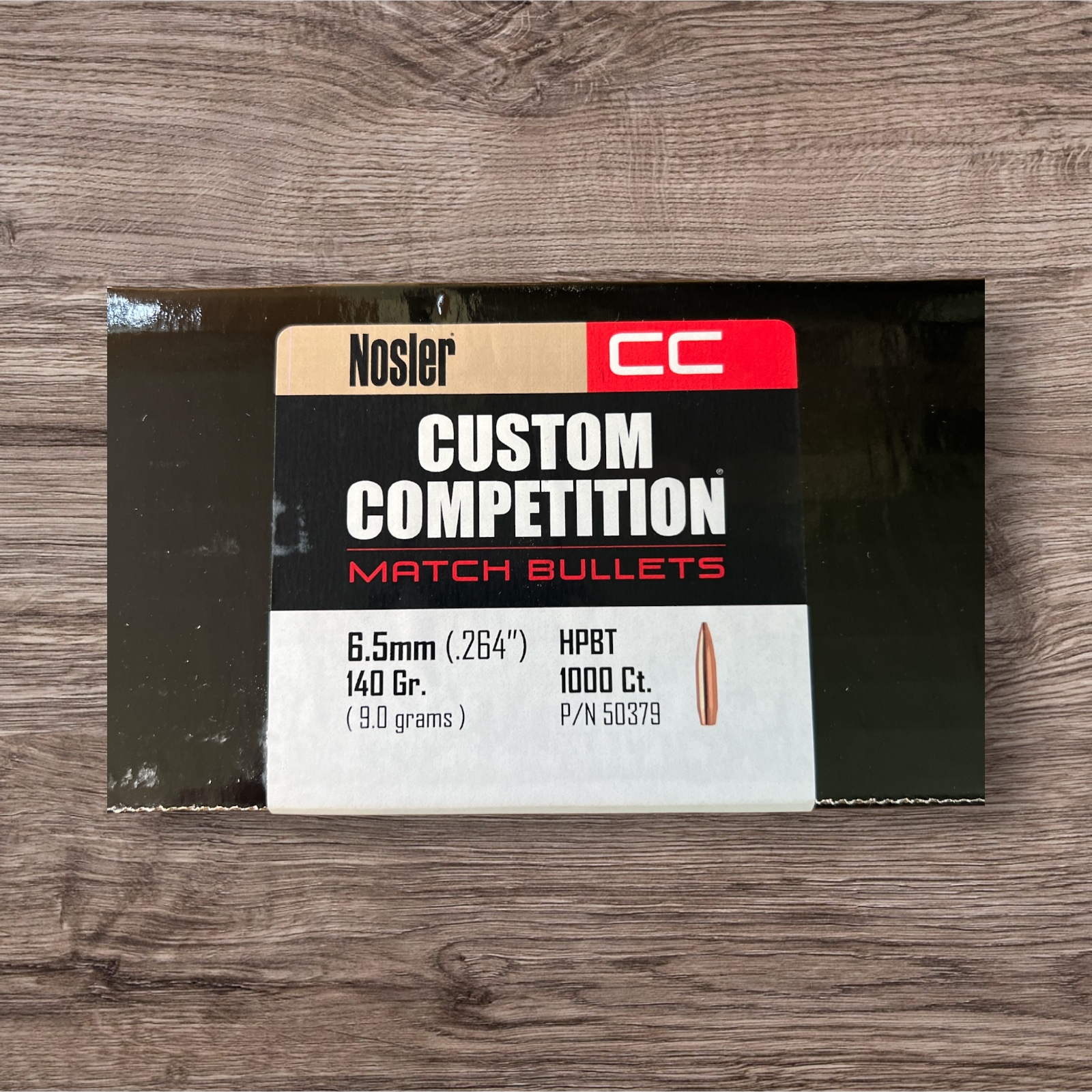 .264 140 gr HPBT Geschosse 1000 Stück von Nosler Neu – Bild 1