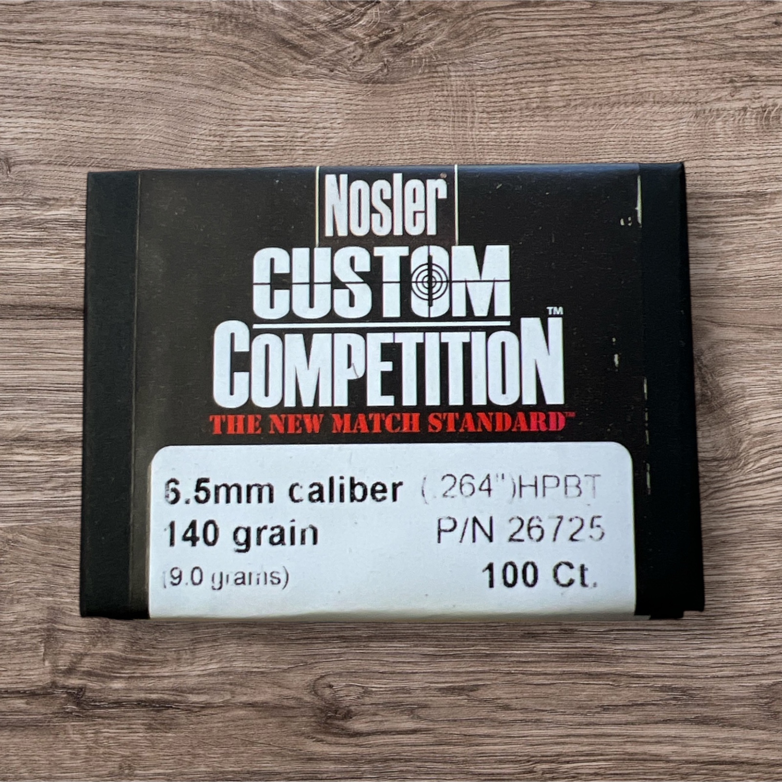 .264 140 gr HPBT Geschosse 100 Stück von Nosler Neu – Bild 1