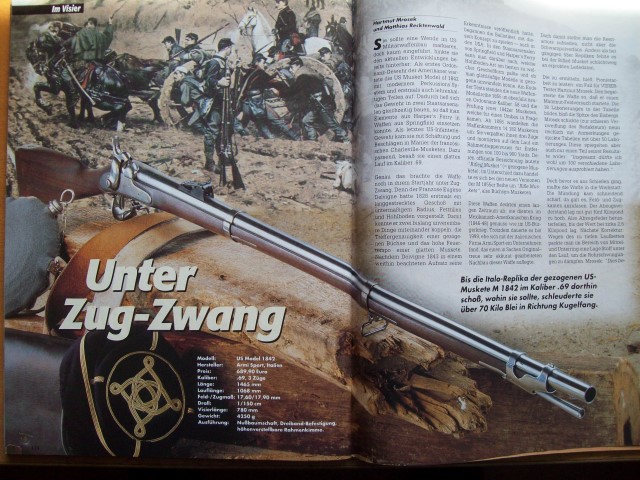 Visier-Heft ** US - Muskete M 1842 im Test ** – Bild 1