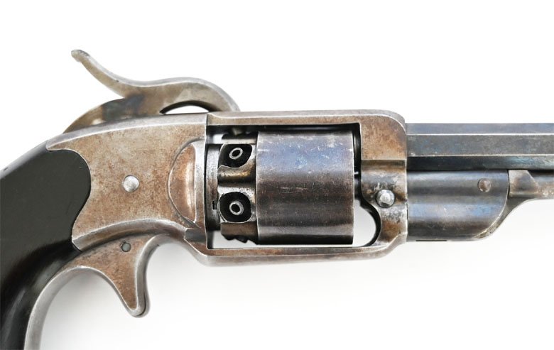 Perkussionsrevolver Alsop Pocket, Kaliber .31, Sammlerwaffe im Originalzustand, 1862-1863 – Bild 4