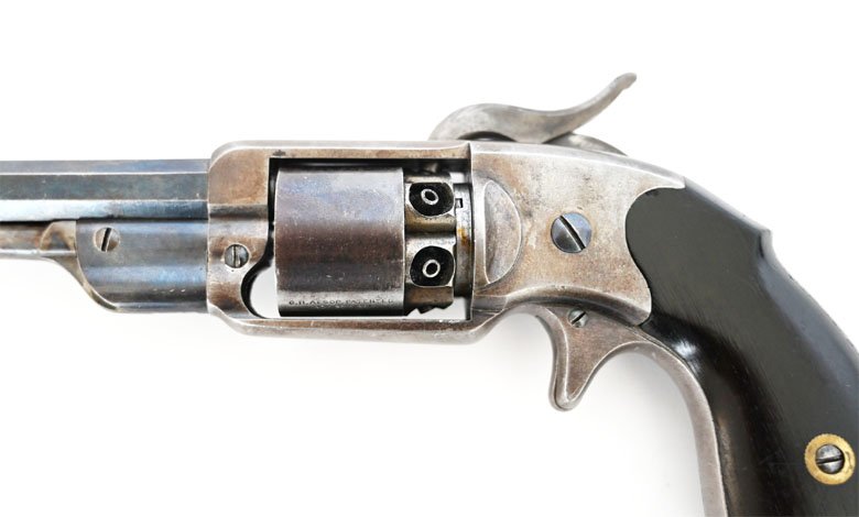Perkussionsrevolver Alsop Pocket, Kaliber .31, Sammlerwaffe im Originalzustand, 1862-1863 – Bild 5