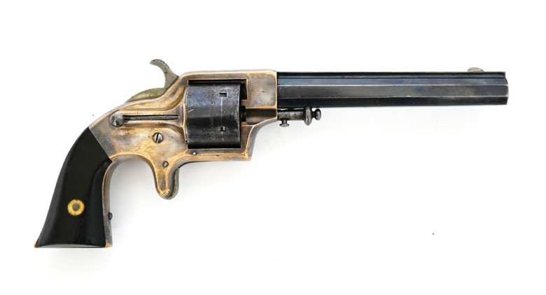 Revolver Plant Front Loading Army, Kaliber .42, Sammlerwaffe im Originalzustand – Bild 2
