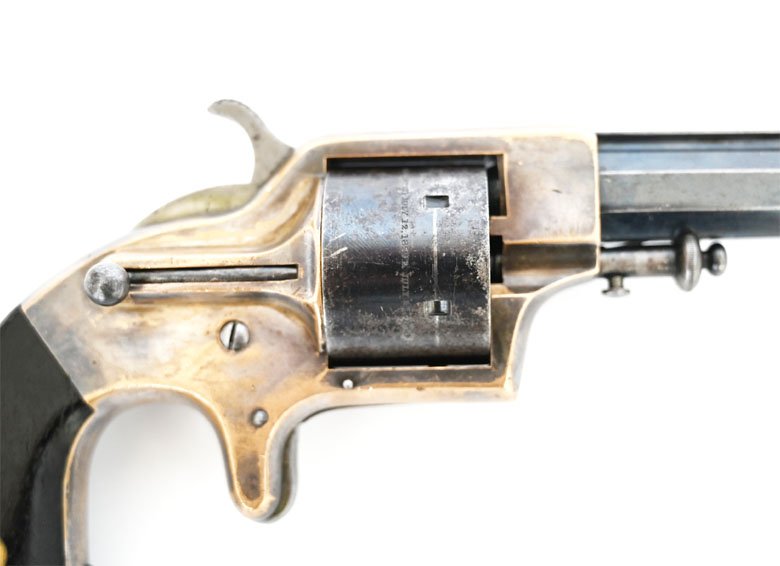 Revolver Plant Front Loading Army, Kaliber .42, Sammlerwaffe im Originalzustand – Bild 5