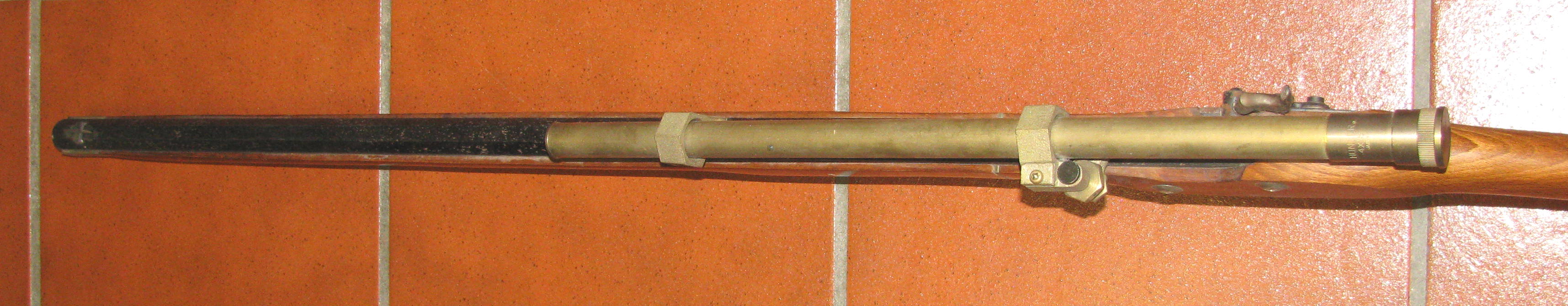 DIKAR Kentucky Perkussion Vorderlader - Gewehr in CAL. 45 mit Zielfernrohr – Bild 4