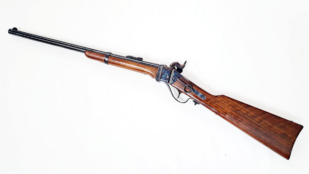 Perkussionsgewehr I.A.B. Sharps Carbine, Kaliber .54, 1980, Sammlerwaffe – Bild 2