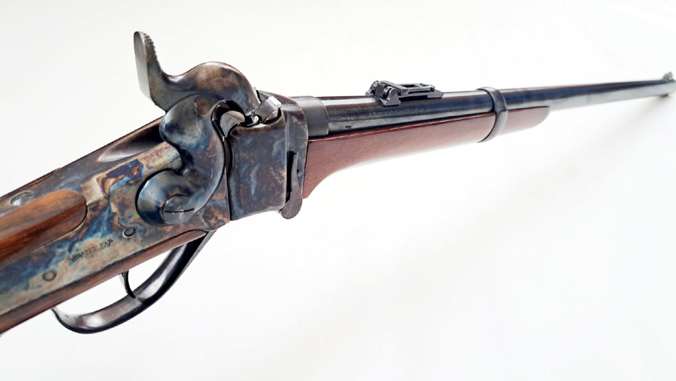 Perkussionsgewehr I.A.B. Sharps Carbine, Kaliber .54, 1980, Sammlerwaffe – Bild 3