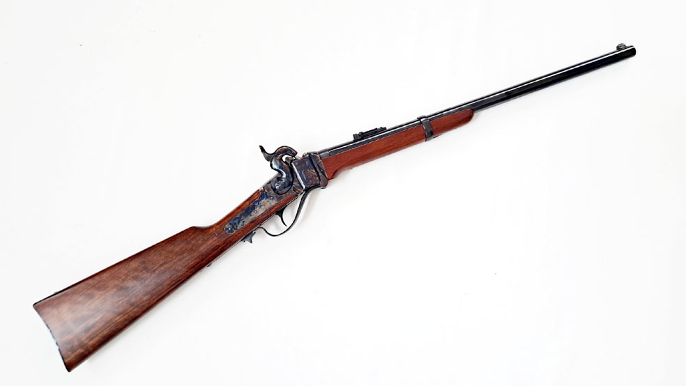 Perkussionsgewehr I.A.B. Sharps Carbine, Kaliber .54, 1980, Sammlerwaffe – Bild 1