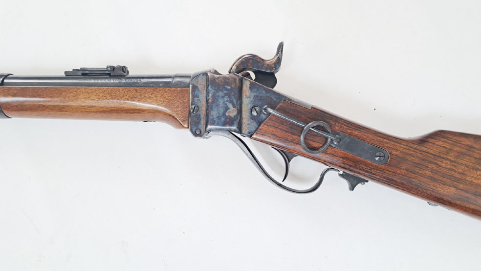 Perkussionsgewehr I.A.B. Sharps Carbine, Kaliber .54, 1980, Sammlerwaffe – Bild 4