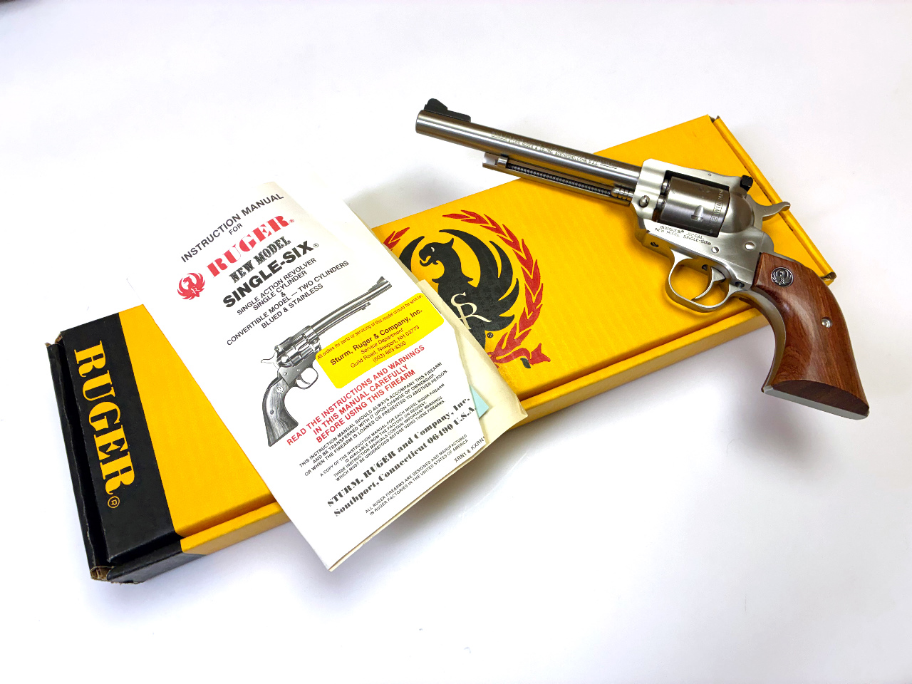 SA Revolver - Ruger New Model Single-Six in OVP | .22lr – Bild 1
