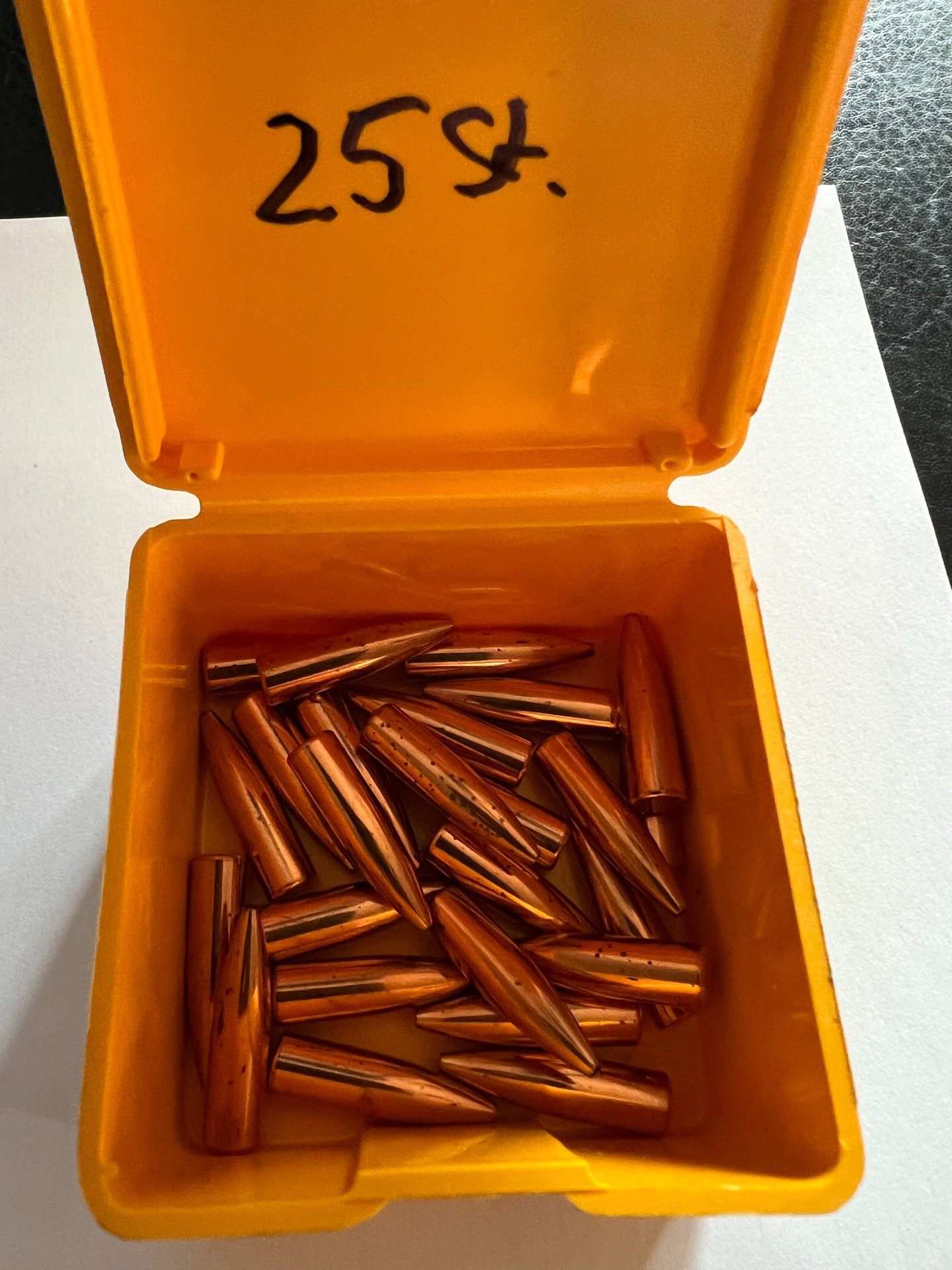6mm / .243 Lapua Geschosse 90 gn HPBT 49 Stk.+ 25 Berger 80gn – Bild 3
