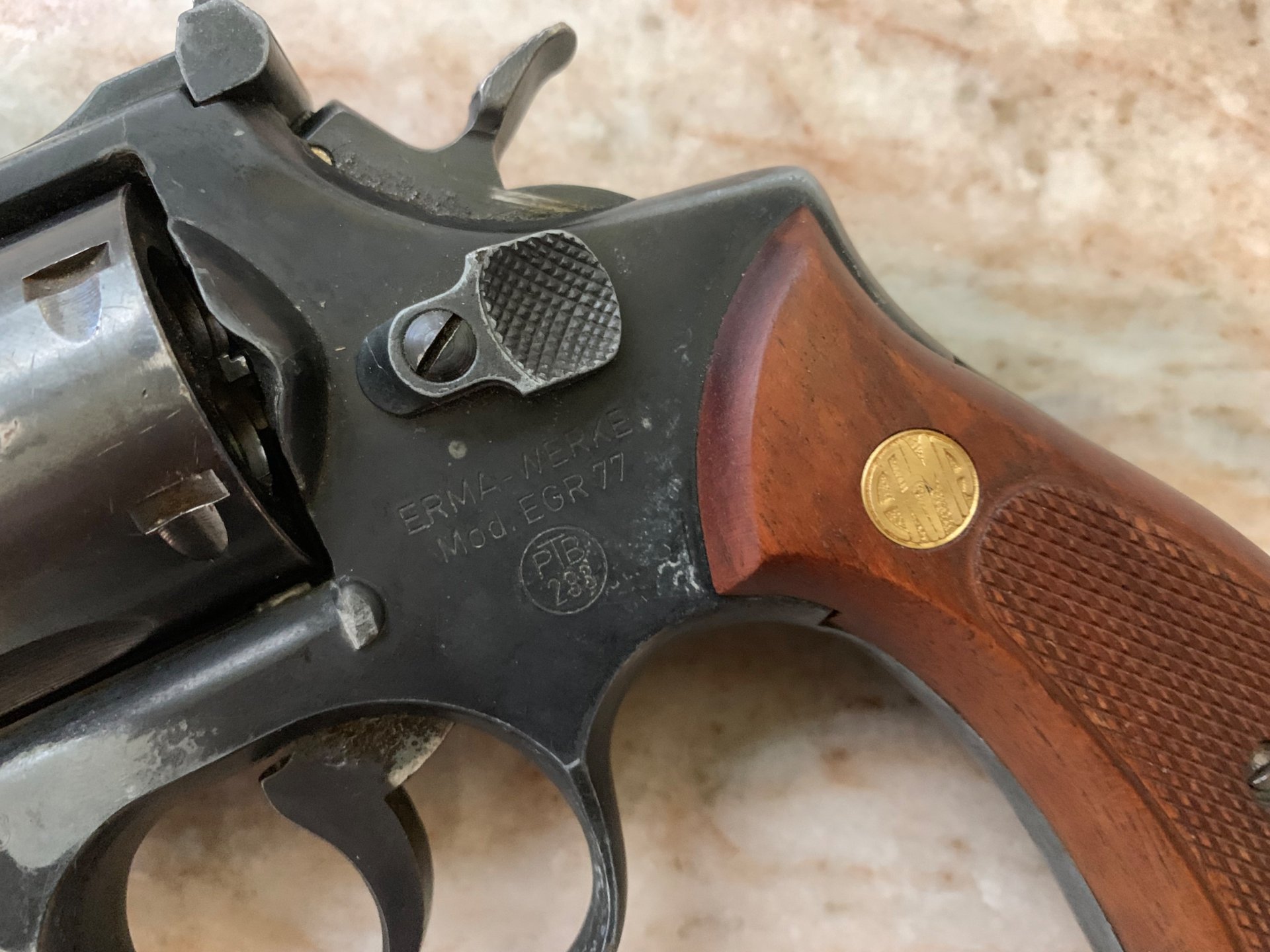 Erma EGR 77 Revolver | Kal. 9mm R Knall | Begehrte PTB 233 (Alte Ausführung) – Bild 3