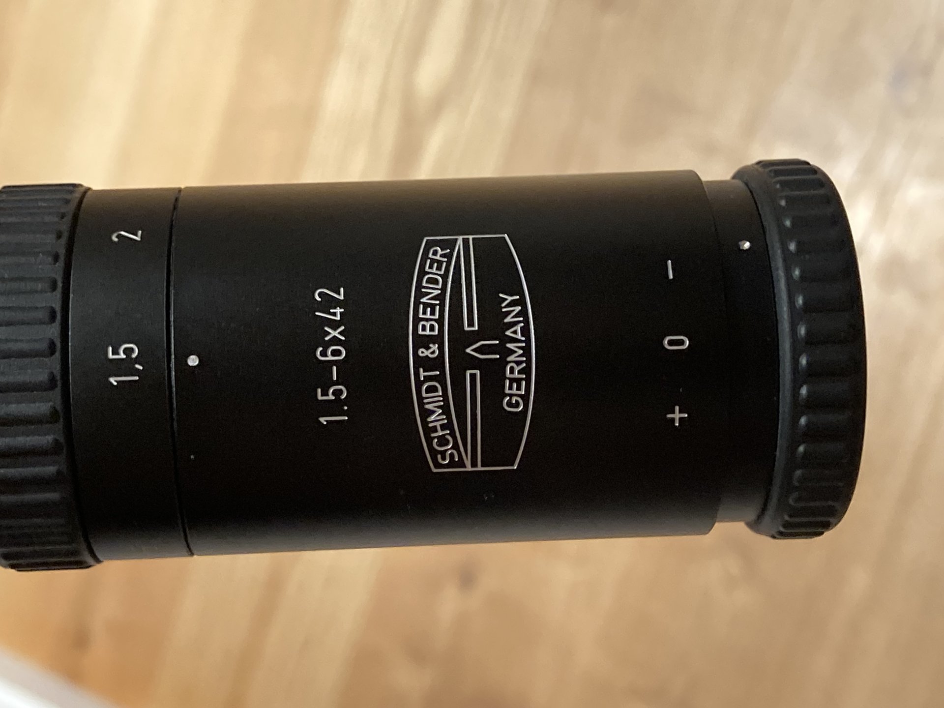 Zielfernrohr Schmidt und Bender 1,5-6x42 Klassik mit Blaser Sattelmontage – Bild 4