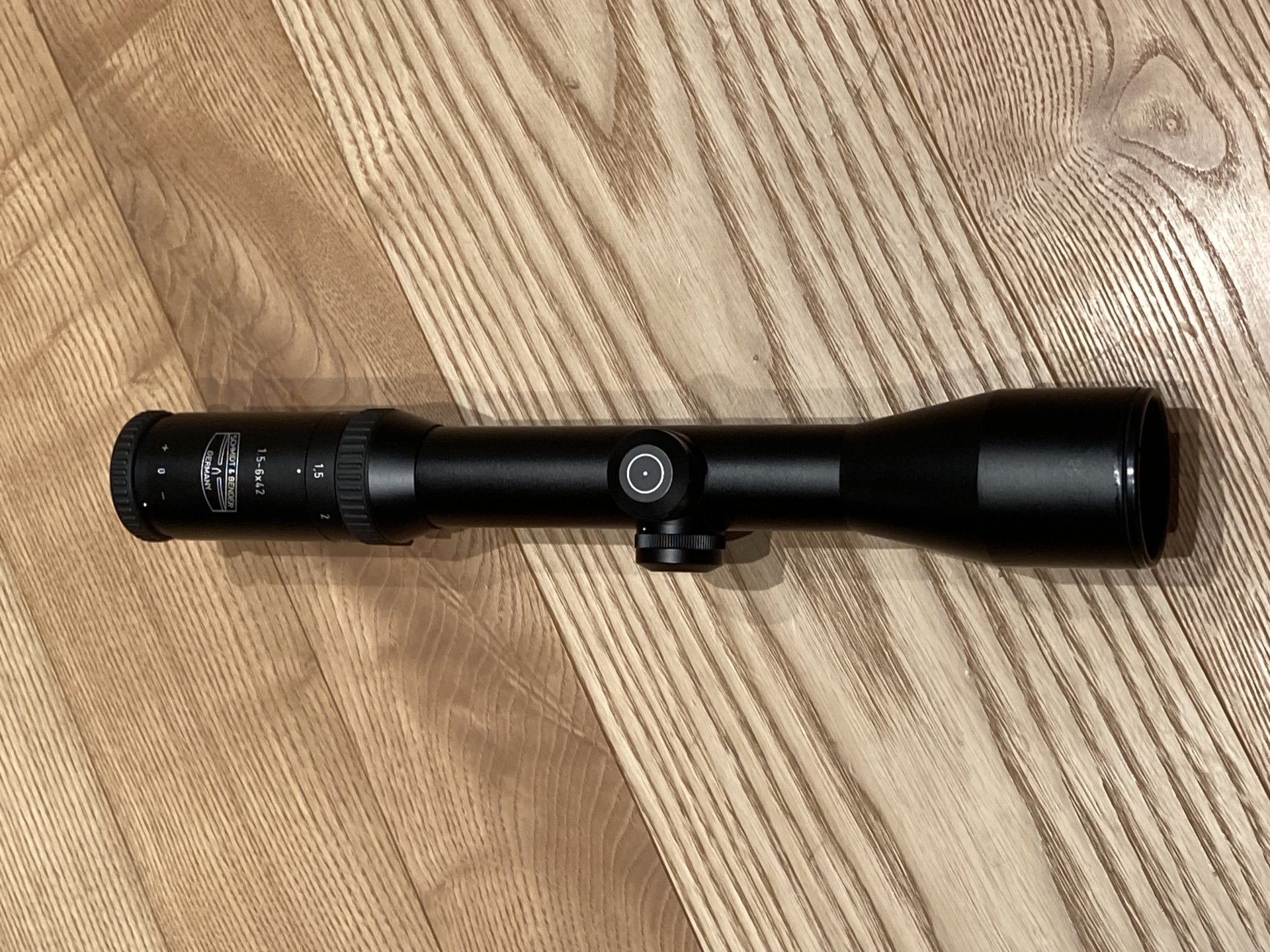 Zielfernrohr Schmidt und Bender 1,5-6x42 Klassik mit Blaser Sattelmontage – Bild 5